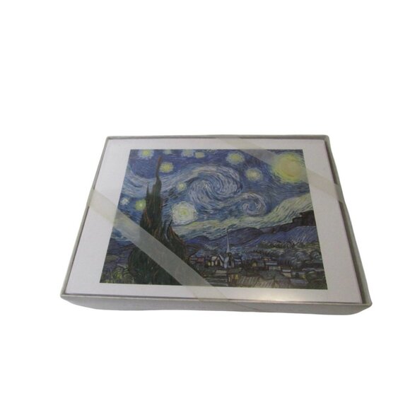 Note Cards Museum Of Modern Art Van Gogh Starry Night USA Gift for Art Lover - Picture 2 of 4